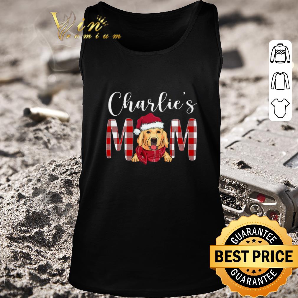 Awesome Golden Retriever Charlie’s Mom Christmas shirt