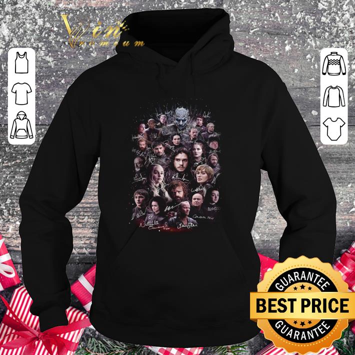 d314e57e premium game of thrones characters actors signatures shirt 4 - Premium Game Of Thrones characters actors signatures shirt