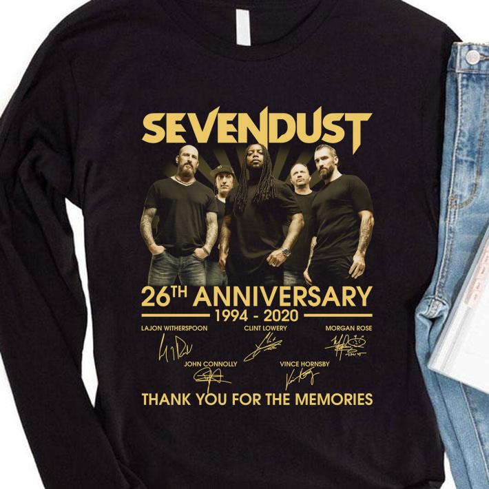 Original Sevendust 26th Anniversary 1994-2020 Signatures Thank You Memories shirt 0c19a834 original sevendust 26th anniversary 1994 2020 signatures thank you memories shirt 4 - Original Sevendust 26th Anniversary 1994-2020 Signatures Thank You Memories shirt