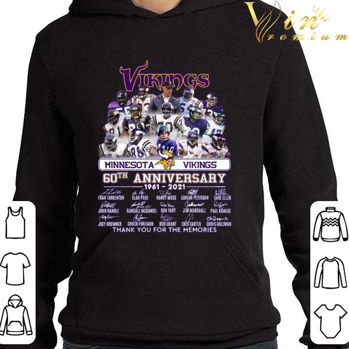 0ca2791a team minnesota vikings 60th anniversary 1961 2021 signatures shirt 4 - Team Minnesota Vikings 60th anniversary 1961-2021 signatures shirt