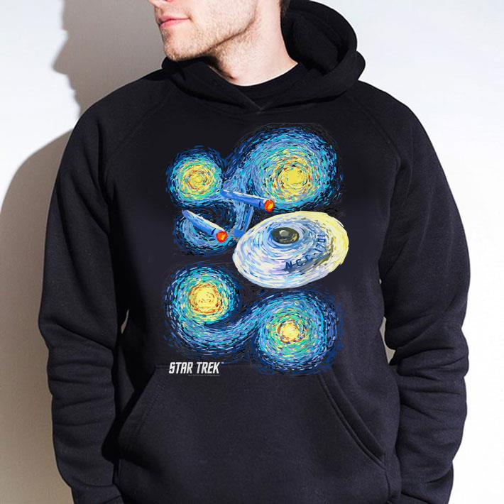 Official Star Trek Series Starry Night Paint Graphic shirt 18f58021 official star trek series starry night paint graphic shirt 4 - Official Star Trek Series Starry Night Paint Graphic shirt