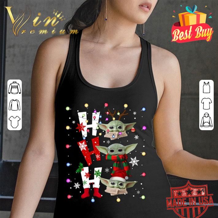 Hot Reindeer Santa Baby Yoda Ho Ho Ho Christmas shirt Hot Reindeer Santa Baby Yoda Ho Ho Ho Christmas shirt