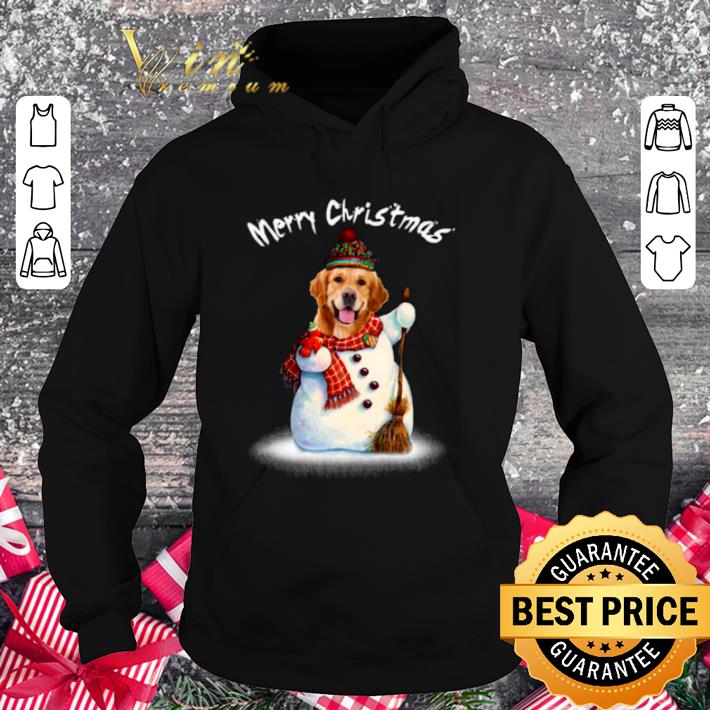 3ba71b25 awesome golden retriever mashup snowman merry christmas shirt 4 - Awesome Golden Retriever Mashup Snowman Merry Christmas shirt