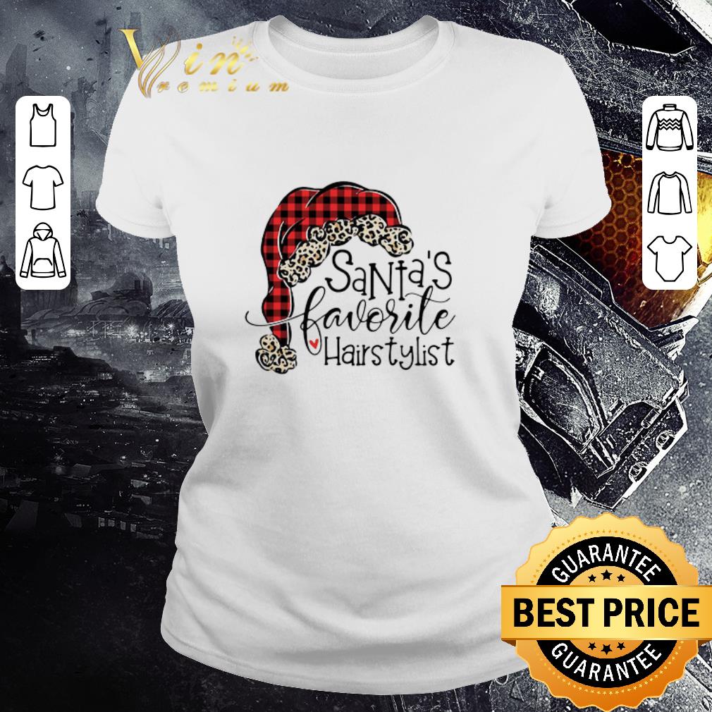 Funny Santa’s Favorite Hair Stylist shirt