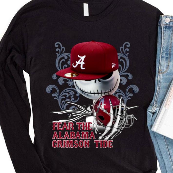 6a5dbf35 awesome nightmare before christmas jack skellington fear the alabama crimson tide shirt 4 - Awesome Nightmare Before Christmas Jack Skellington Fear The Alabama Crimson Tide shirt
