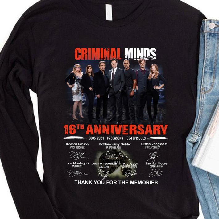 Official Criminal Minds 16th anniversary 2005-2021 signatures Thomas Gibson shirt 6a74384e official criminal minds 16th anniversary 2005 2021 signatures thomas gibson shirt 4 - Official Criminal Minds 16th anniversary 2005-2021 signatures Thomas Gibson shirt