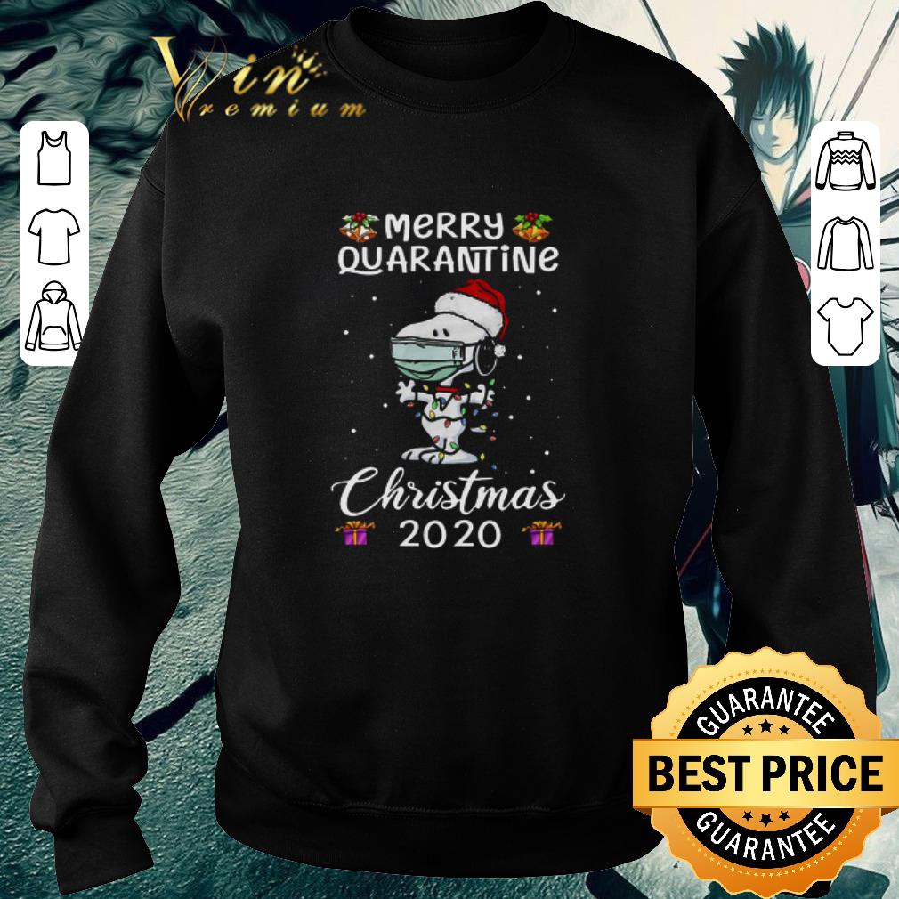 6df511cb premium santa snoopy face mask merry quarantine christmas 2020 light sweater shirt 4 - Premium Santa Snoopy Face Mask Merry Quarantine Christmas 2020 Light Sweater shirt