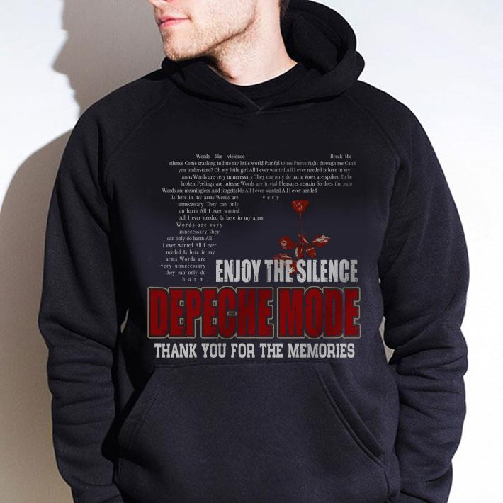 Premium Enjoy The Silence Depeche Mode Thank You For The Memories shirt 6f5bf20c premium enjoy the silence depeche mode thank you for the memories shirt 4 - Premium Enjoy The Silence Depeche Mode Thank You For The Memories shirt