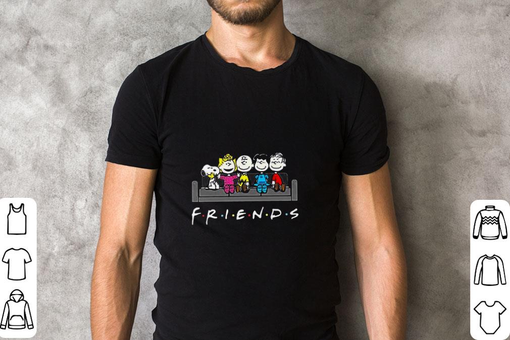 Funny Friends Sofa Peanuts Characters Snoopy Charlie Brown Woodstock shirt