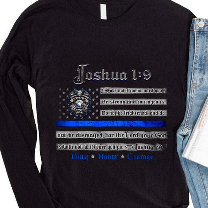 85d5ac78 premium erazor bits law enforcement joshua 19 back the blue law enforce shirt 4 - Premium Erazor Bits Law Enforcement Joshua 19 Back The Blue Law Enforce shirt