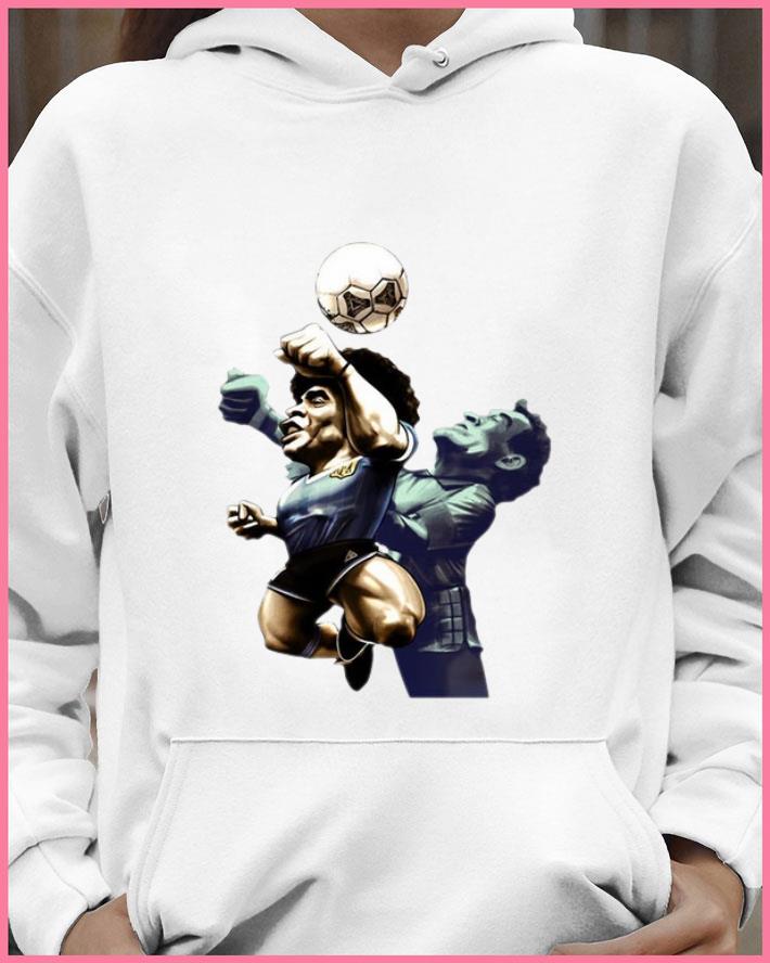 8627ccfe funny diego maradona hand of god argentina vs england shirt 4 - Funny Diego Maradona Hand of God Argentina vs England shirt