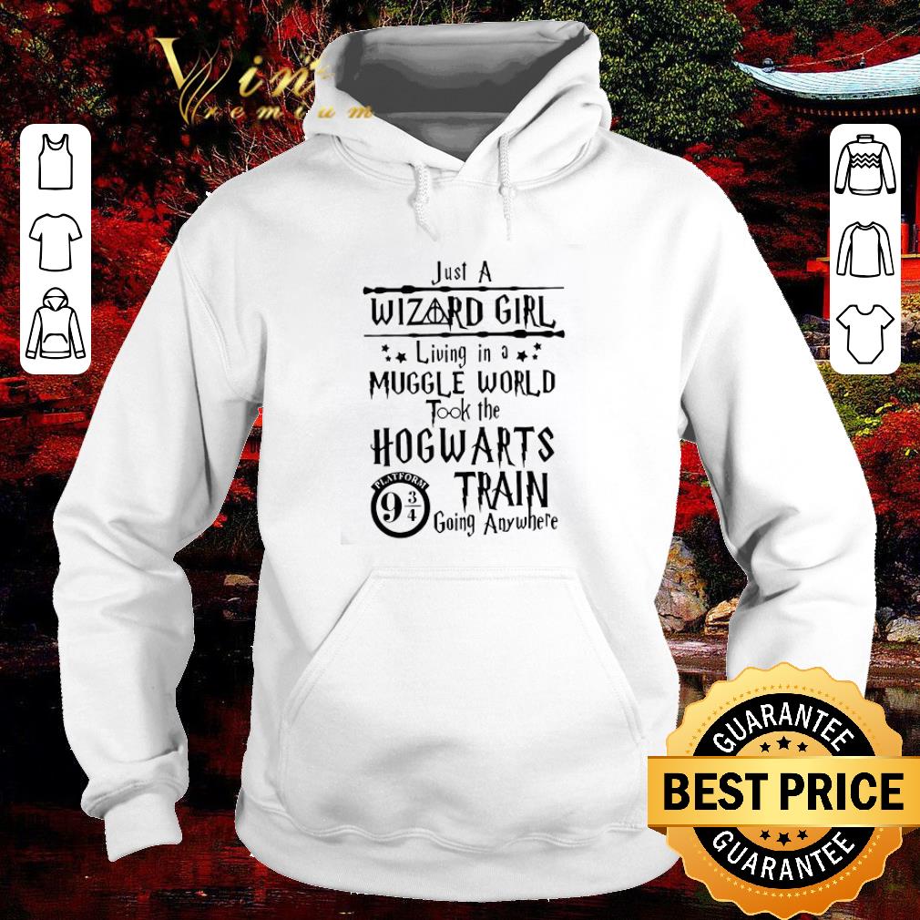 92659a40 official just a wizard girl living in a muggle world took the hogwarts train going anywhere shirt 4 - Official Just A Wizard Girl Living In A Muggle World Took The Hogwarts Train Going Anywhere shirt