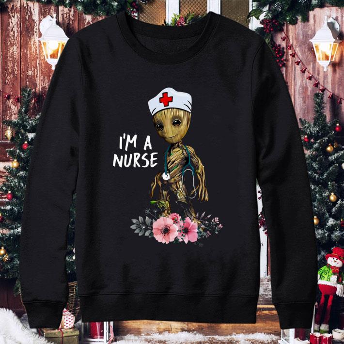 Premium Baby Groot I'm A Nurse shirt 9f74d7e9 premium baby groot i m a nurse shirt 4 - Premium Baby Groot I'm A Nurse shirt
