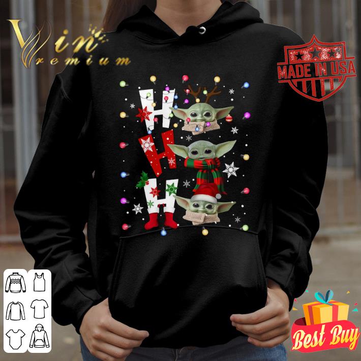 Hot Reindeer Santa Baby Yoda Ho Ho Ho Christmas shirt a433bfff hot reindeer santa baby yoda ho ho ho christmas shirt 4 - Hot Reindeer Santa Baby Yoda Ho Ho Ho Christmas shirt