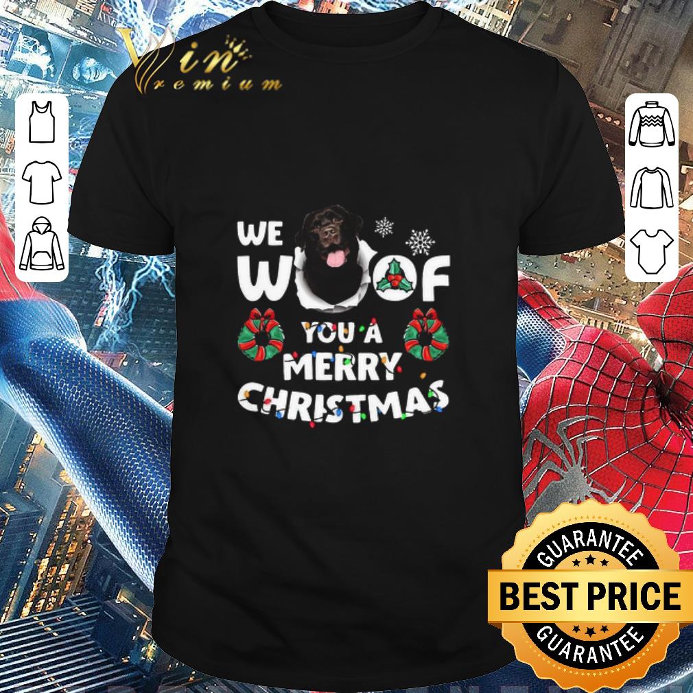 Original Labrador Retriever We Woof You A Merry Christmas Sweater shirt