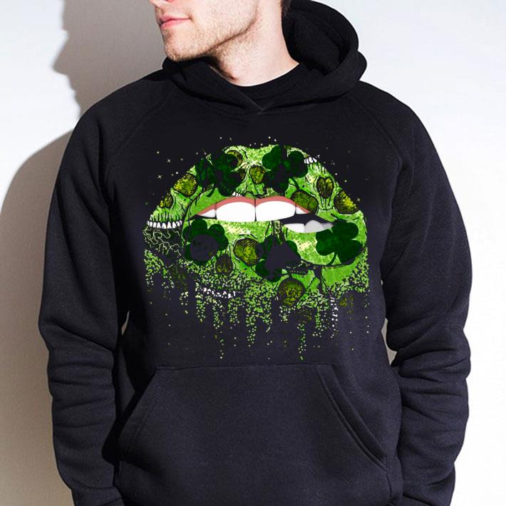 ae7ea8bc premium lips shamrock st patrick s day shirt 4 - Premium Lips Shamrock St. Patrick's Day shirt