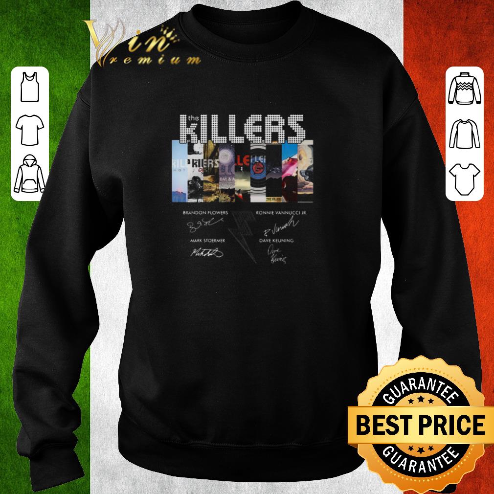 bf9151f4 awesome the killers band members signatures shirt 4 - Awesome The Killers Band Members Signatures shirt