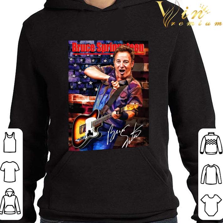 Bruce Springsteen American Flag Signature shirt ca37a814 bruce springsteen american flag signature shirt 4 - Bruce Springsteen American Flag Signature shirt