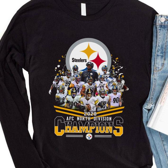 Original 2020 Pittsburgh Steelers Champions AFC North Division Signatures shirt d22c0c79 original 2020 pittsburgh steelers champions afc north division signatures shirt 4 - Original 2020 Pittsburgh Steelers Champions AFC North Division Signatures shirt