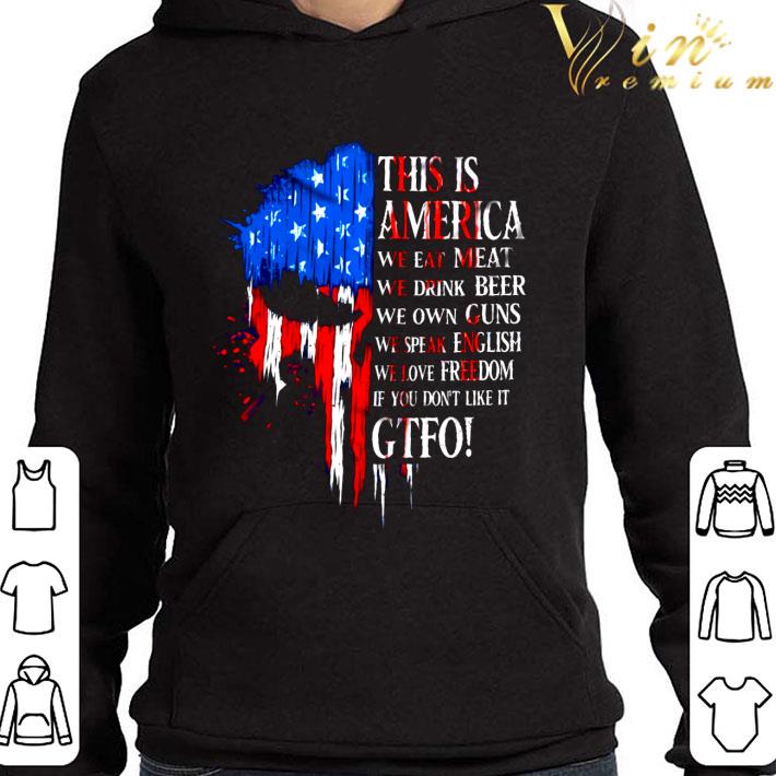 d492f9f0 america skull this is america we eat meat we drink beer shirt 4 - America Skull This Is America We Eat Meat We Drink Beer shirt