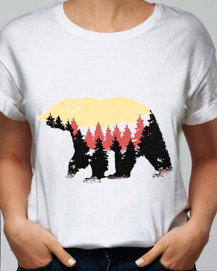 Funny Bear Tree Forest shirt