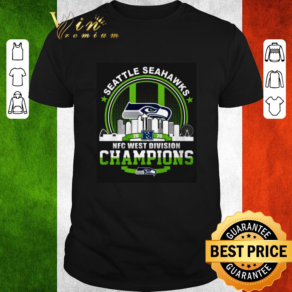 Official Seattle Seahawks Signatures 2020 NFC West Division Champions shirt