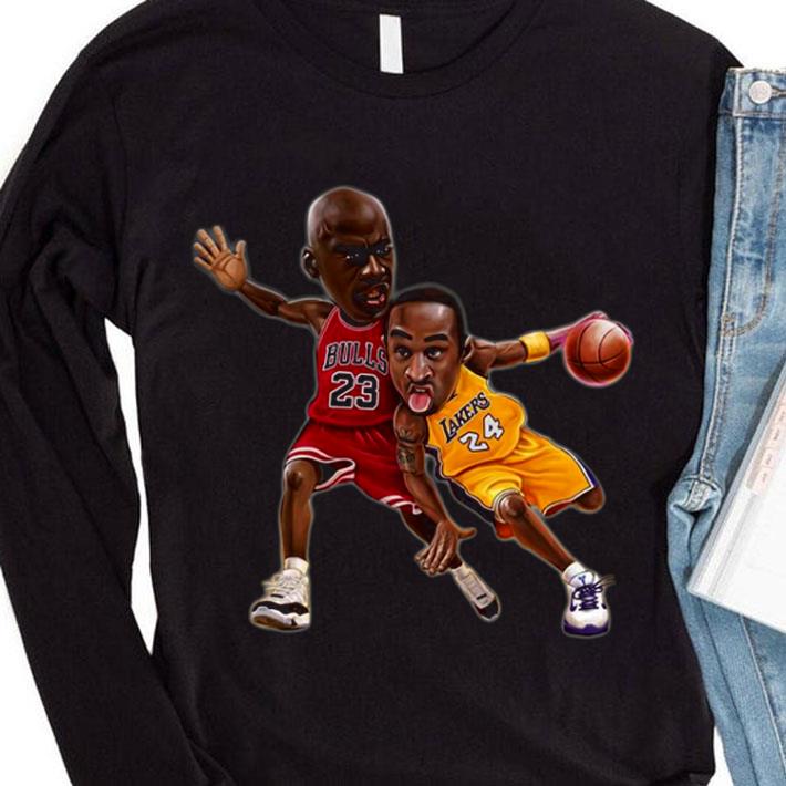 Chicago Bulls 23 Michael Jordan and Lakers 8 Kobe Bryant Art shirt 624d034c chicago bulls 23 michael jordan and lakers 8 kobe bryant art shirt shirt 4 - Chicago Bulls 23 Michael Jordan and Lakers 8 Kobe Bryant Art shirt