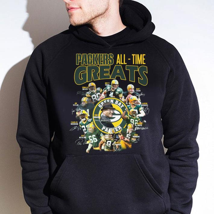 Team Green Bay Packers All-Time Greats Signatures shirt 7e3264ed team green bay packers all time greats signatures shirt 4 - Team Green Bay Packers All-Time Greats Signatures shirt