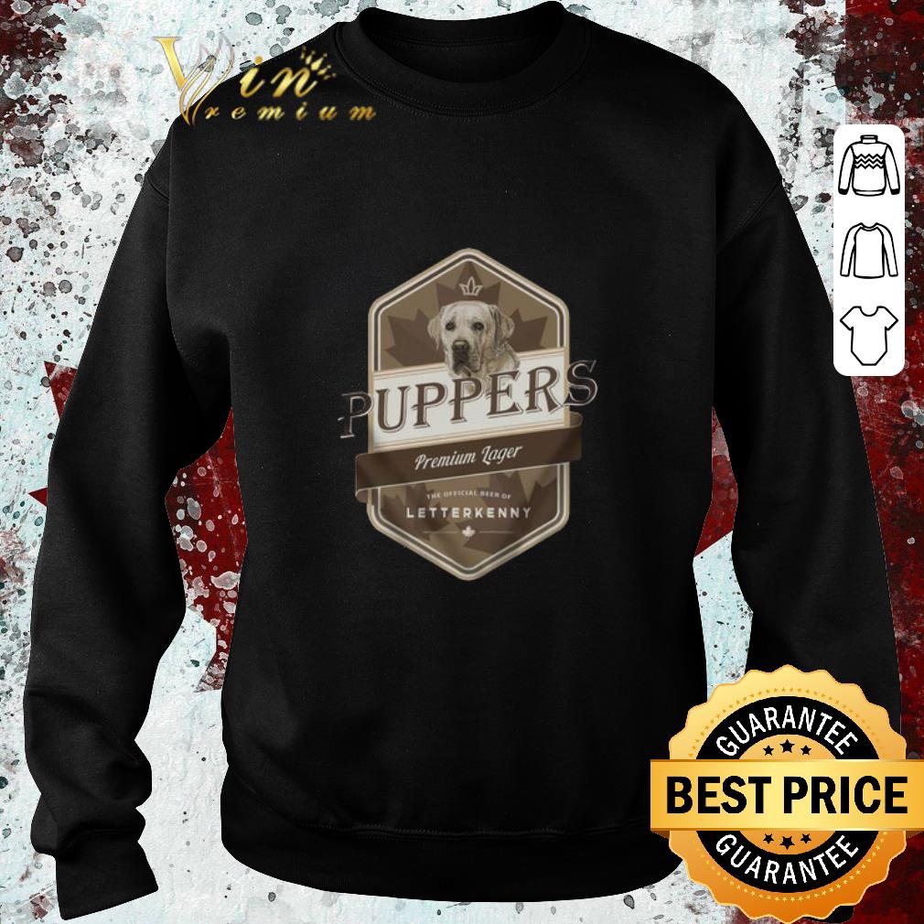 8178a465 premium puppers premium lager the official beer of letterkenny shirt 4 - Premium Puppers Premium Lager The Official Beer Of Letterkenny shirt