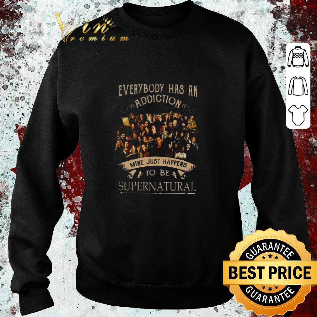 98c85084 funny everybody has an addiction mine just happens to be supernatural shirt 4 - Funny Everybody Has An Addiction Mine Just Happens To Be Supernatural shirt