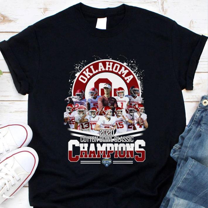 Original Oklahoma Sooners Team Player 2020 Cotton Bowl Classic Champions shirt