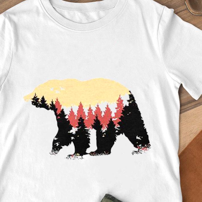 Funny Bear Tree Forest shirt