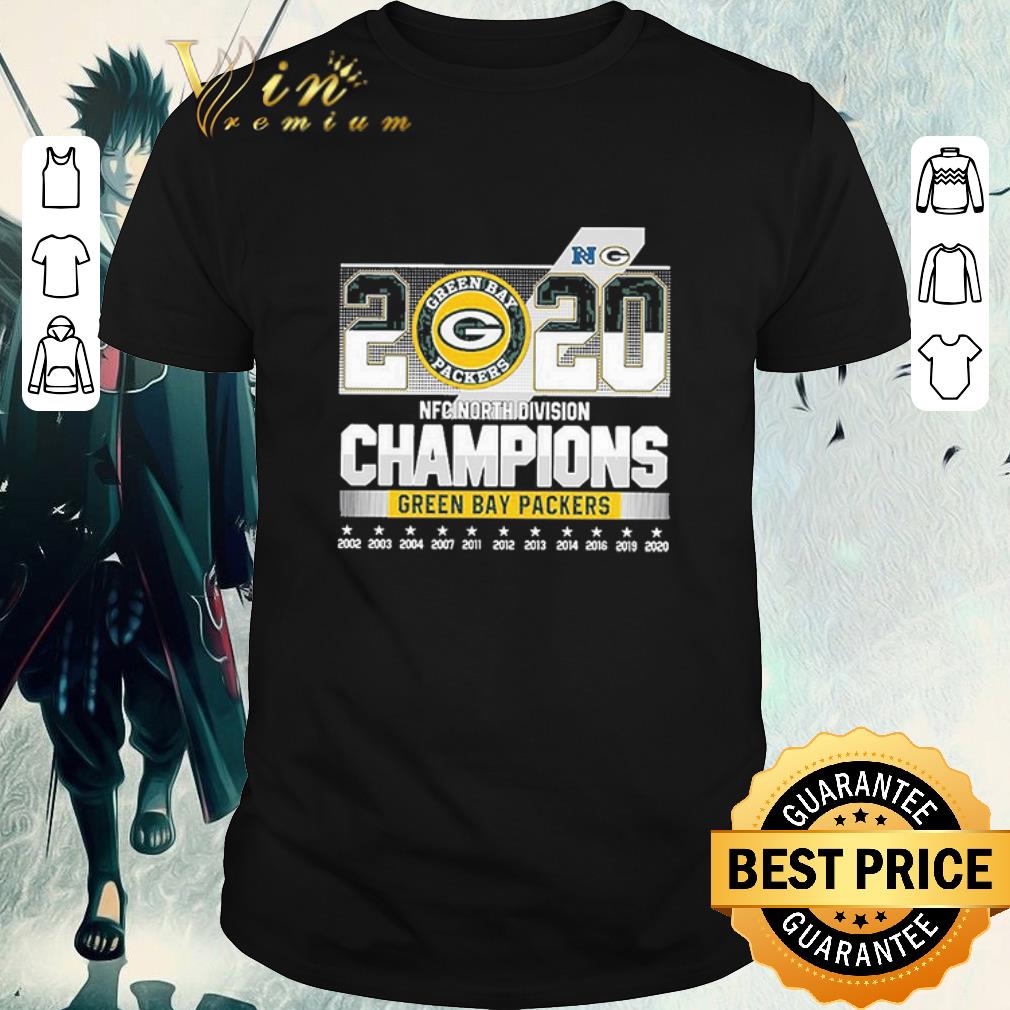 Funny Green bay Packers 2020 NFC North Division Champions shirt