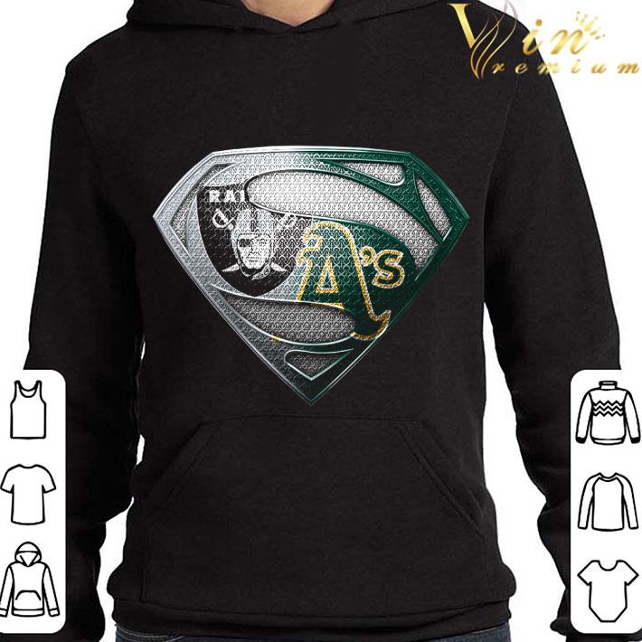 Logo Superman Oakland Raiders Oakland Athletics shirt cfc7c44a logo superman oakland raiders oakland athletics shirt 4 - Logo Superman Oakland Raiders Oakland Athletics shirt