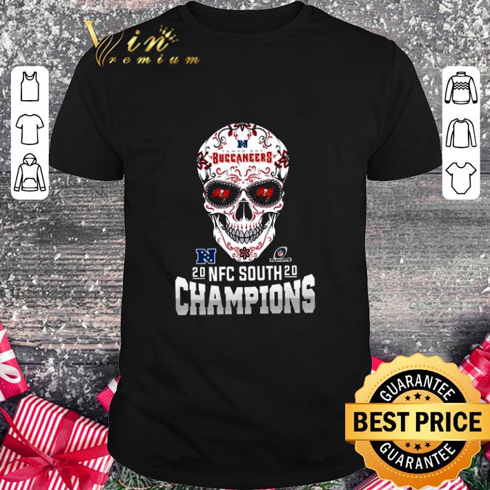 Best Sugar Skull Tampa Bay Buccaneers 2020 NFC South Champions Shirt