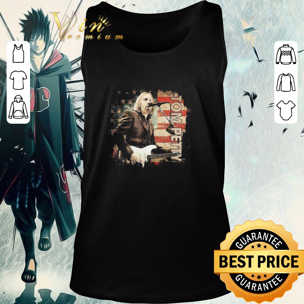 Funny Tom Arts Petty Vaporwave Country Music American Flag shirt