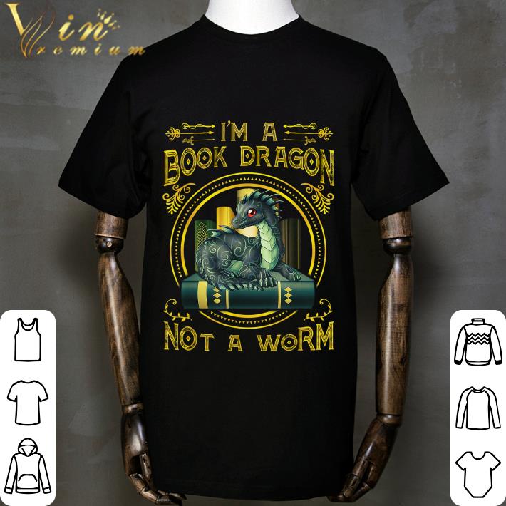 2021 I’m a book dragon not a worm shirt