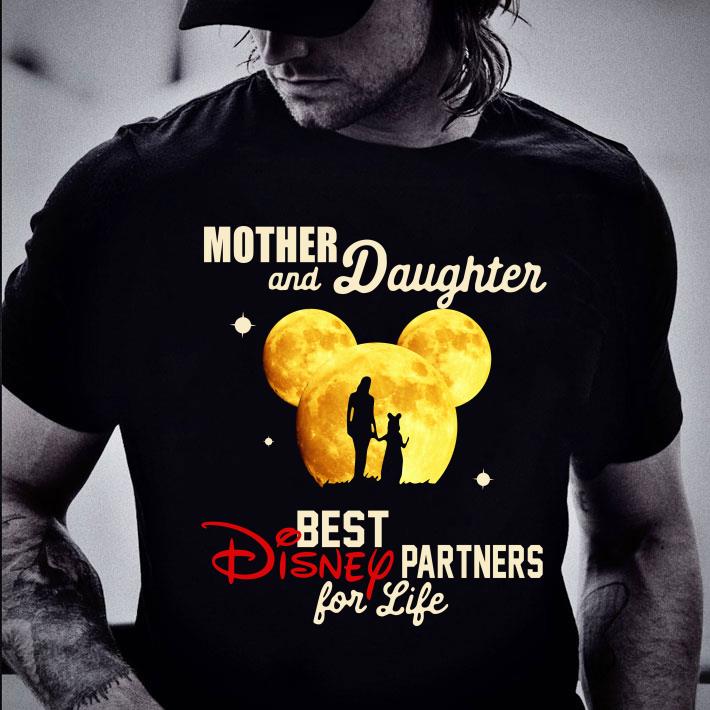 Awesome Mother and daughter best Disney partner for life shirt