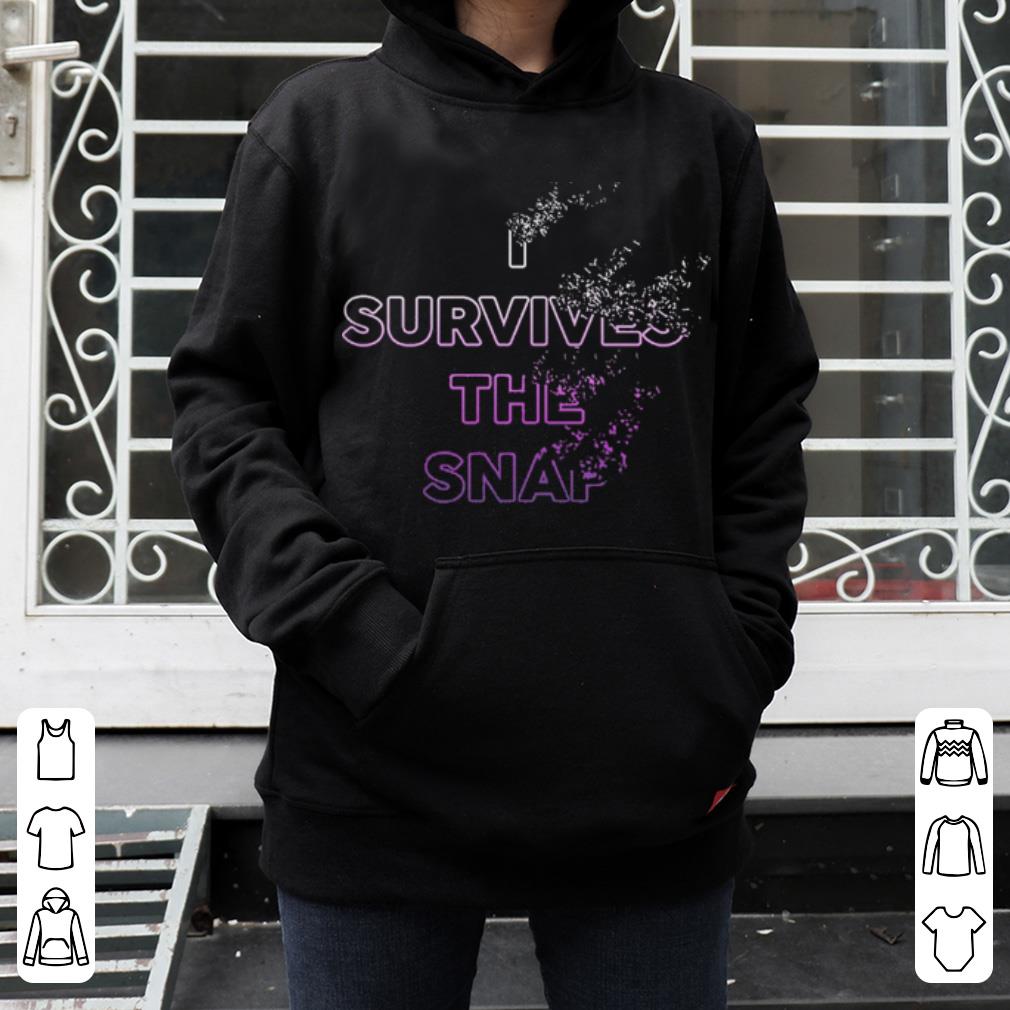 Avengers I survived the snap Endgame shirt 4 - Avengers I survived the snap Endgame shirt