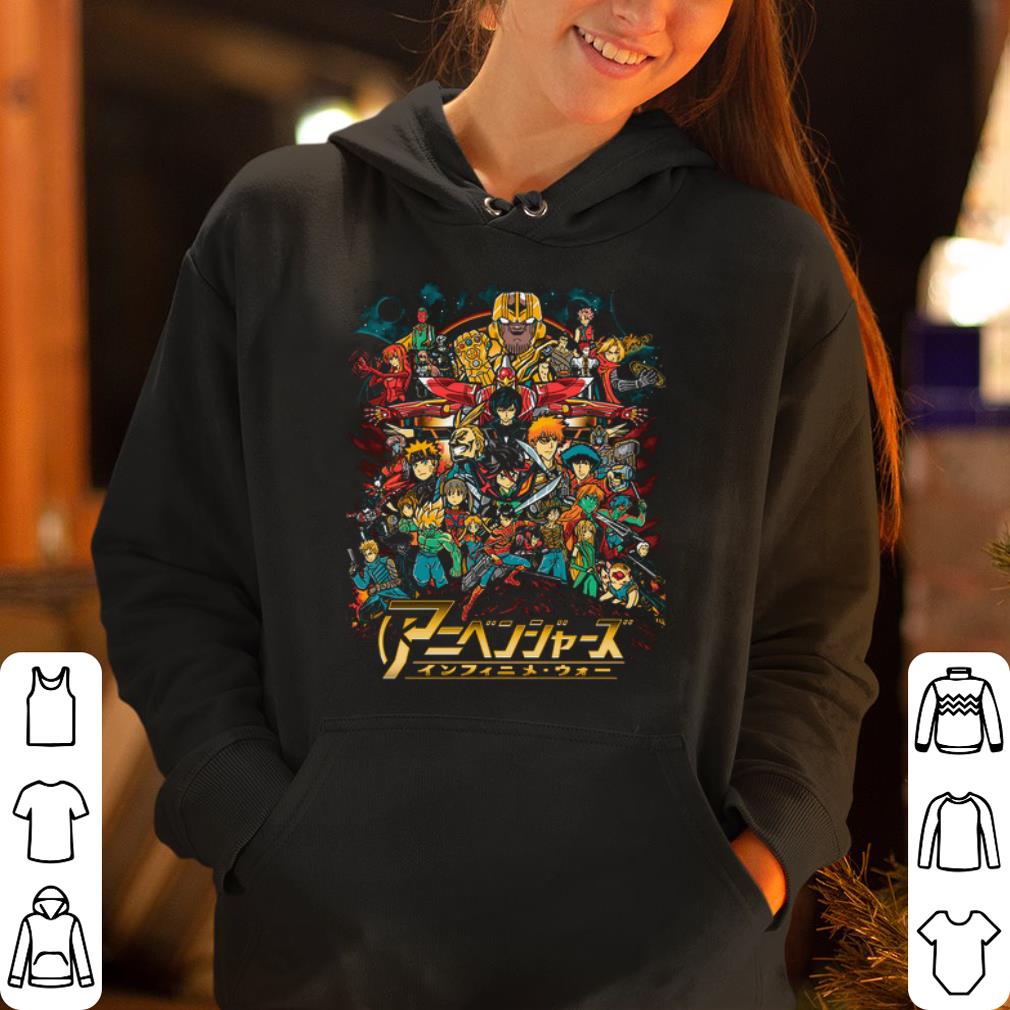 Cowboy Bebop to My Hero Academia your childhood anime as Avengers in Infinity War shirt 4 - Cowboy Bebop to My Hero Academia your childhood anime as Avengers in Infinity War shirt