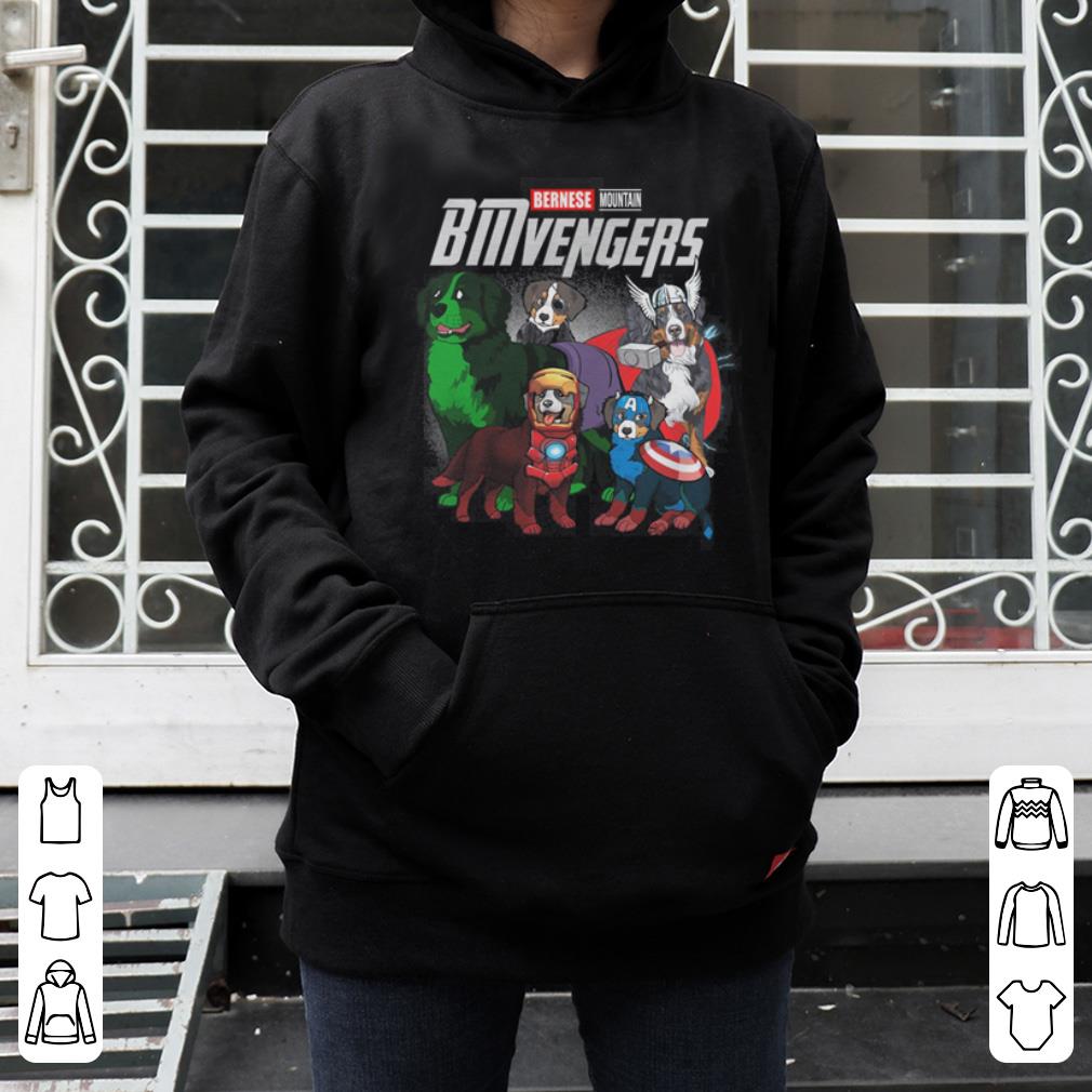 Marvel Avengers Bernese Mountain BMvengers shirt 4 - Marvel Avengers Bernese Mountain BMvengers shirt