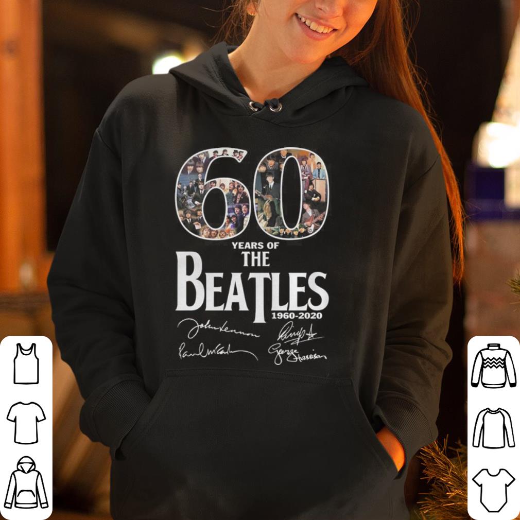 The Beatles 60th Anniversary 1960 2020 Signature shirt 4 - The Beatles 60th Anniversary 1960-2020 Signature shirt