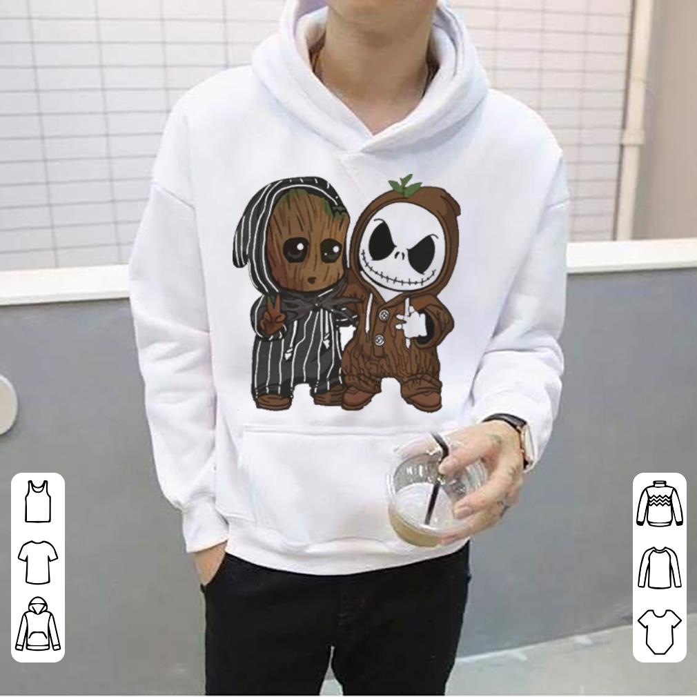 Baby Groot And Jack Skellington shirt 4 1 - Baby Groot And Jack Skellington shirt