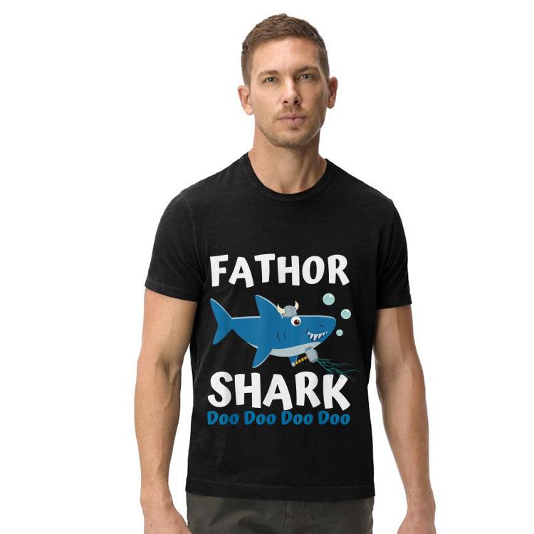 Fathor Shark Fathers Day Viking Fathor Hero shirt 4 - Fathor Shark Fathers Day Viking Fathor Hero shirt