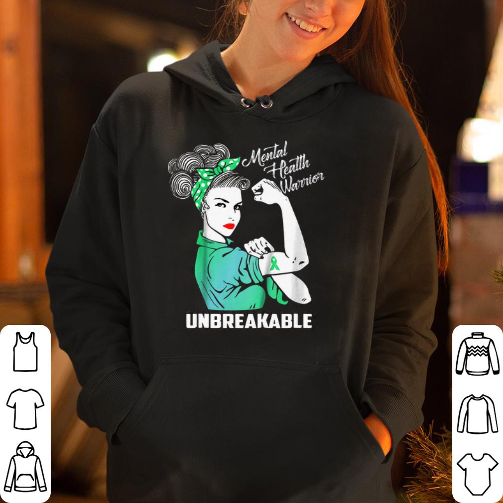 Mental Health Warrior Unbreakable Awareness shirt 4 - Mental Health Warrior Unbreakable Awareness shirt