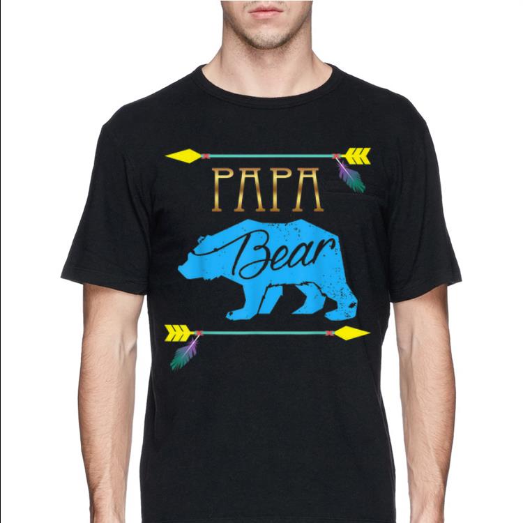 Papa Bear Arow From My Heart Father s Day Gift shirt 4 - Papa Bear Arow From My Heart Father's Day Gift shirt