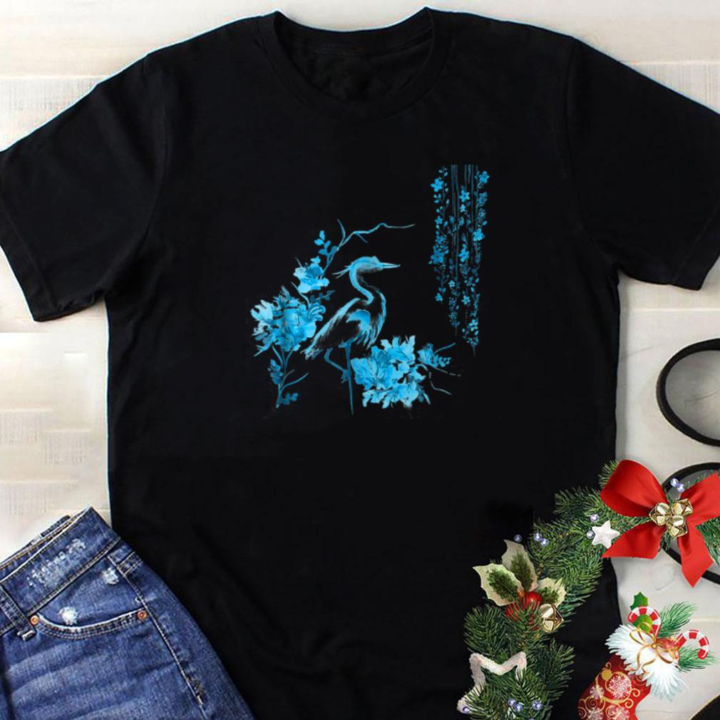 Japanese Art Crane Garden Fresh sweater 1 - Japanese Art Crane Garden Fresh sweater