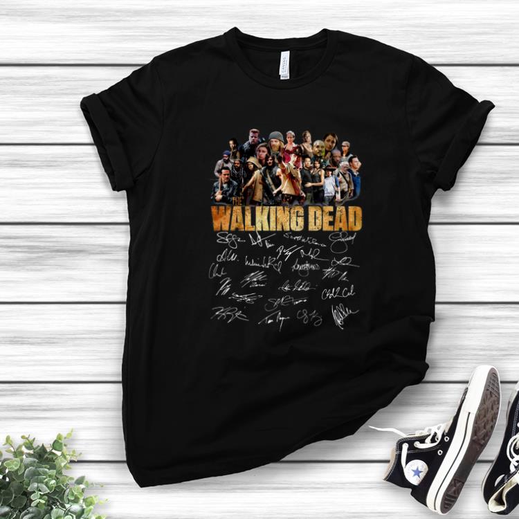 Awesome The Walking Dead Signature shirt 1 - Awesome The Walking Dead Signature shirt