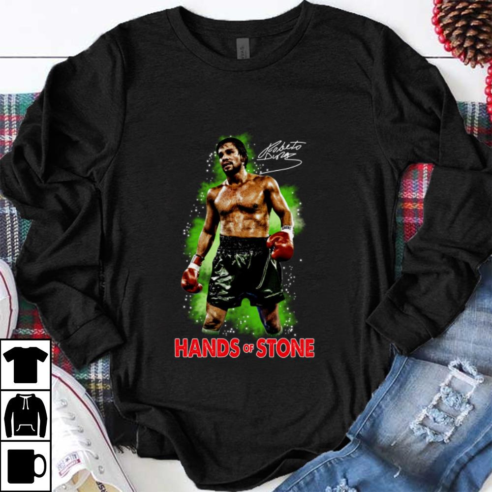 Hot Roberto Duran Hand Of Stone Signature shirt 1 - Hot Roberto Duran Hand Of Stone Signature shirt