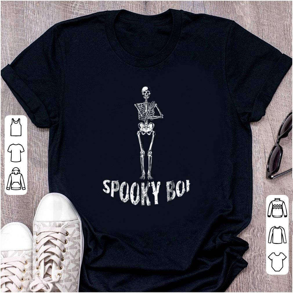 Hot Spooky Boi Skeleton Halloween shirt 1 - Hot Spooky Boi Skeleton Halloween shirt